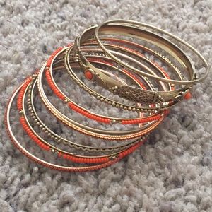 Bright Orange Bangles 🧡